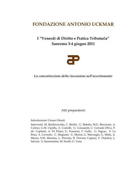 ricognizione di dette aux impots ricognizione di dette aux impots