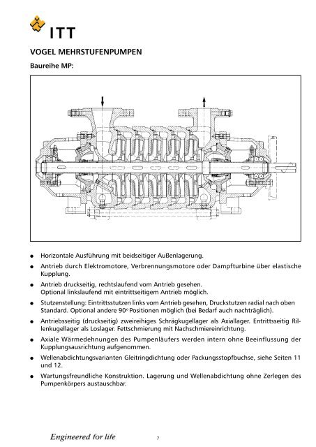 VOGEL - Mehrstufenpumpen - Pumpenfabrik Ernst Vogel