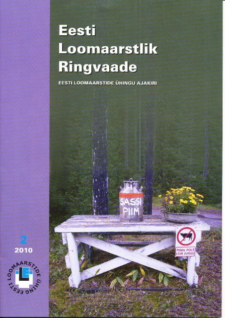 2010 Ringvaade nr.: 2 LEMMIKLOOM Tuhkur lemmiklooma ja ...