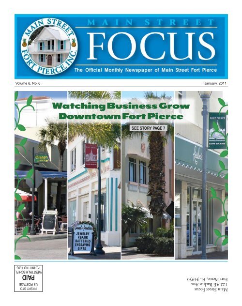 Volume 6 No. 6 Jan. 2011 - Main Street Fort Pierce