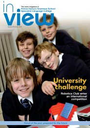 University challenge - Prince Henrys Grammar School