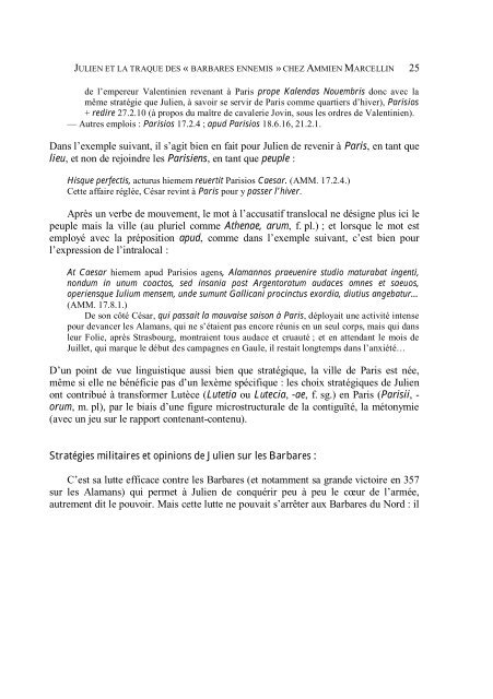 barbares ennemis - Centre de recherche en poÃ©tique et histoire ...