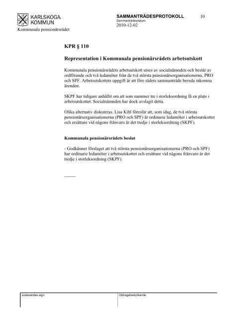 2010-12-02 Protokoll kommunala pensionärsrådet.pdf - Karlskoga ...