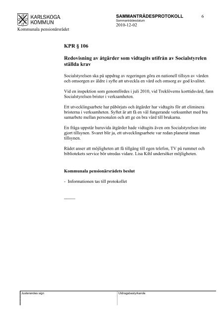 2010-12-02 Protokoll kommunala pensionärsrådet.pdf - Karlskoga ...