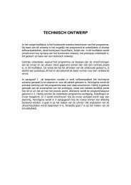 Technisch ontwerp