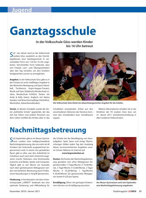 Dezember 2010 - PDF - Stadtgemeinde Leoben