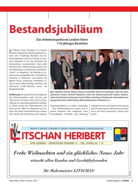 Dezember 2010 - PDF - Stadtgemeinde Leoben