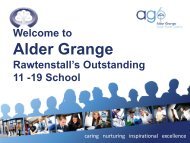 address by David Hampson - Alder Grange Community ...