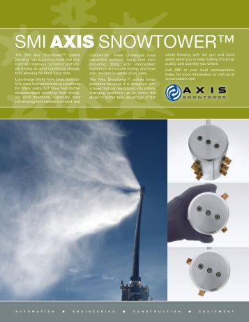SMI AXIS SNOWTOWERâ¢ - Snow Machines, Inc.