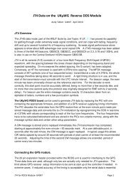 JT4 Data on the UKµWG Reverse DDS Module - G4JNT