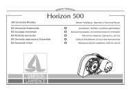 Horizon 500 Owners' Manual - Lewmar