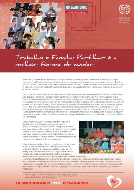 Trabalho e FamÃ­lia: Partilhar Ã© a melhor forma de cuidar - Cite