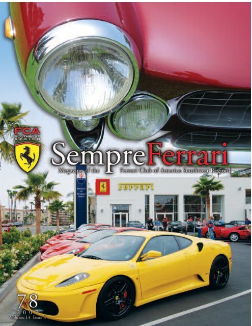 Volume 14 Issue 4 - July/August 2007 - Ferrari Club of America ...