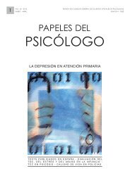 Ver pdf en EspaÃ±ol - Papeles del PsicÃ³logo