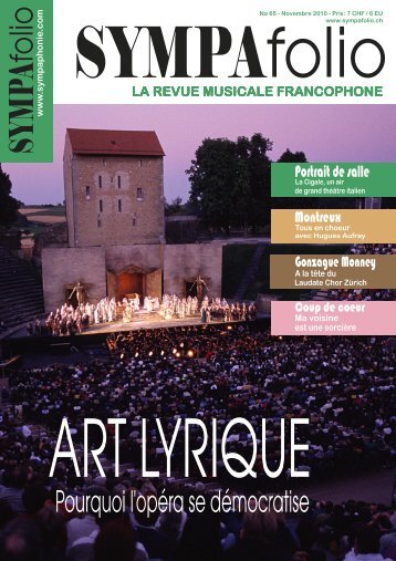 LA REVUE MUSICALE FRANCOPHONE - Sympaphonie