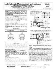 Asco Solenoid EF8314 IOM.pdf - Apex Distribution Inc.