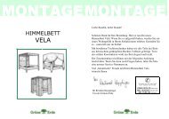 Himmelbett Vela - GrÃ¼ne Erde