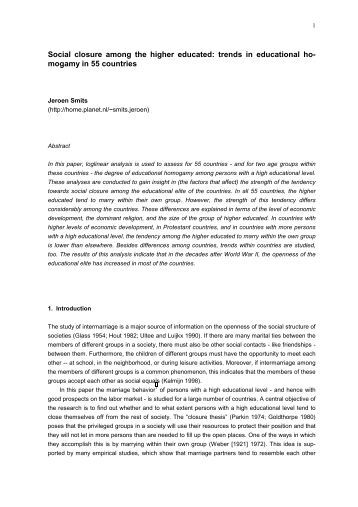 social closure David swartz, social closure: the theory of monopolization and exclusion raymond murphy , american journal of sociology 96, no 2 (sep, 1990): 480-482. social closure David swartz, social closure: the theory of monopolization and exclusion raymond murphy , american journal of sociology 96, no 2 (sep, 1990): 480-482.