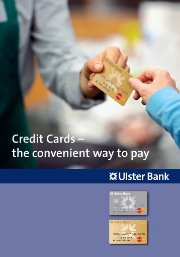 Credit Cards... - Ulster Bank