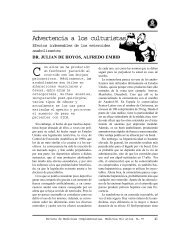 Advertencia a los culturistas - AsociaciÃ³n de Medicinas ...