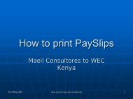 How to print PaySlips