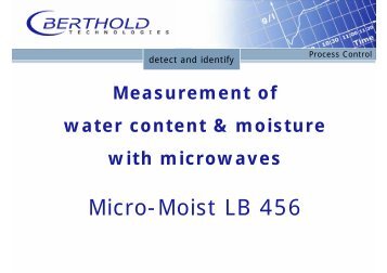 Micro-Moist LB 456 - S.S.K., a.s.