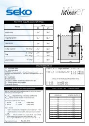 POSITIONING MIXER MOTOR POWER ... - Reciprotor A/S