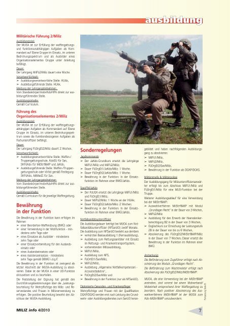 ausbildung - Österreichs Bundesheer