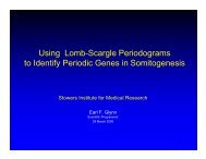 Using Lomb-Scargle Periodograms to Identify Periodic Genes in ...
