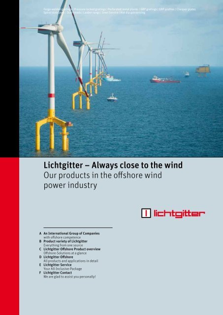 Lichtgitter â€“ Always close to the wind Our ... - Lichtgitter GmbH