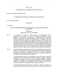 Ley 316 - Superintendencia de Bancos y de Otras Instituciones ...