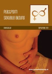 Newsletter September 2011 - Plattform sexuelle Bildung