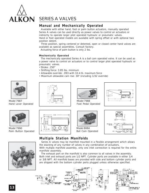 Directional Control Air Valves & Accessories