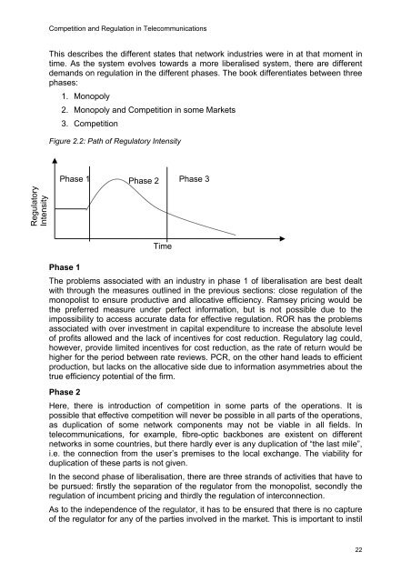 Competition and Regulation in the Telecommunications Industry in ...