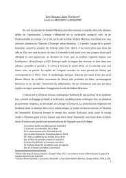 Les oiseaux dans Ãcritures - Centre de recherche en poÃ©tique et ...