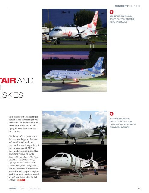 MARKET REPORT - Saab Aircraft Leasing