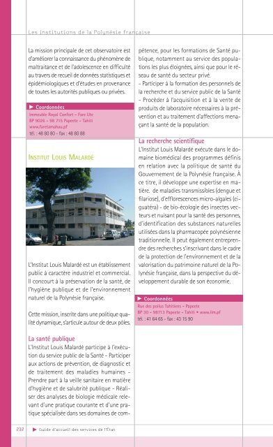 Les institutions de la PolynÃ©sie franÃ§aise - Haut-Commissariat de la ...