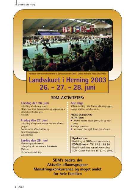2-2003 - Dansk Holstein