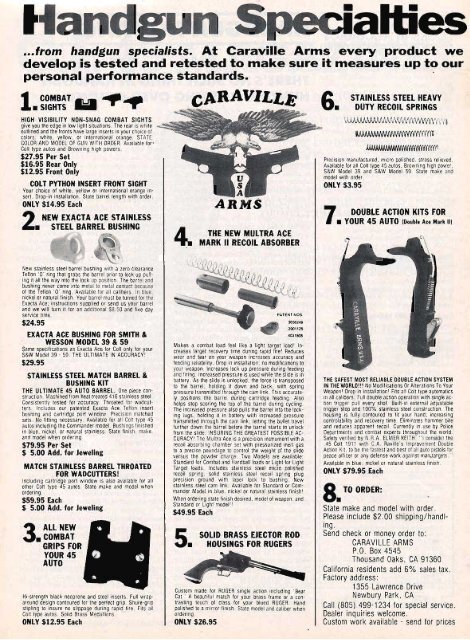 American Handgunner Nov/Dec 1981