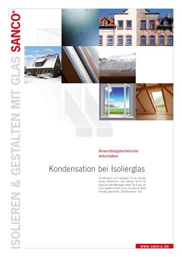 Kondensation bei Isolierglas