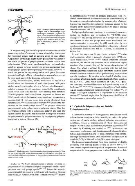 Stereospecific Olefin Polymerization with Chiral Metallocene Catalysts