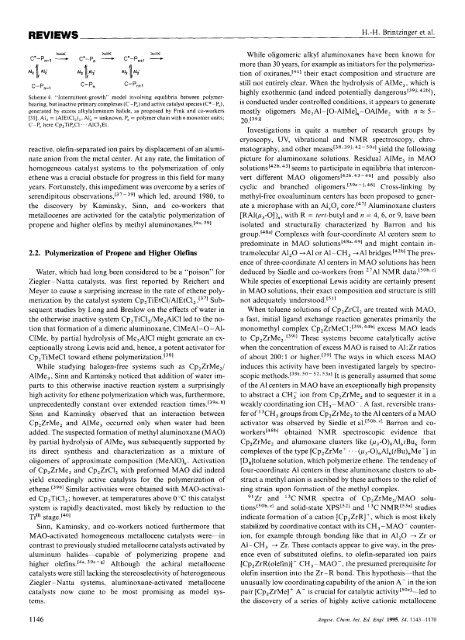 Stereospecific Olefin Polymerization with Chiral Metallocene Catalysts