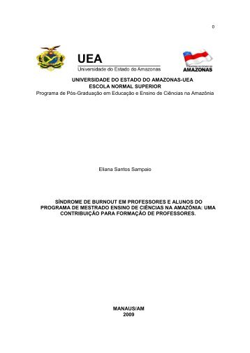 Eliana Santos Sampaio - uea - pós graduação