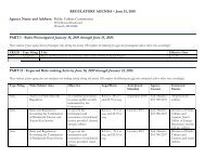 PART I - Rules Promulgated January 16, 2010 through June 15, 2010: