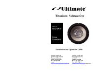 Titanium Series - Ultimate Sound