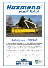 Rodillo Compactador GIGANT GT - husmann umwelt technik