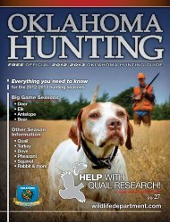 2012-2013 OklahOma hunting guide - TravelOK.com