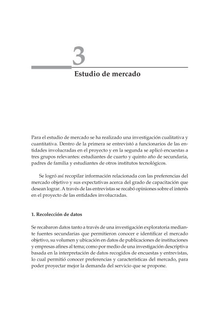 Viabilidad de un instituto tecnolÃ³gico minero en Espinar ... - Esan