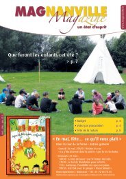 Que feront les enfants cet Ã©tÃ© ? - Magnanville