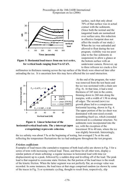 ice pad stability on sand: large-scale laboratory tests